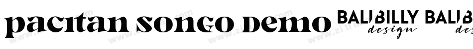 Pacitan Songo Demo字体转换